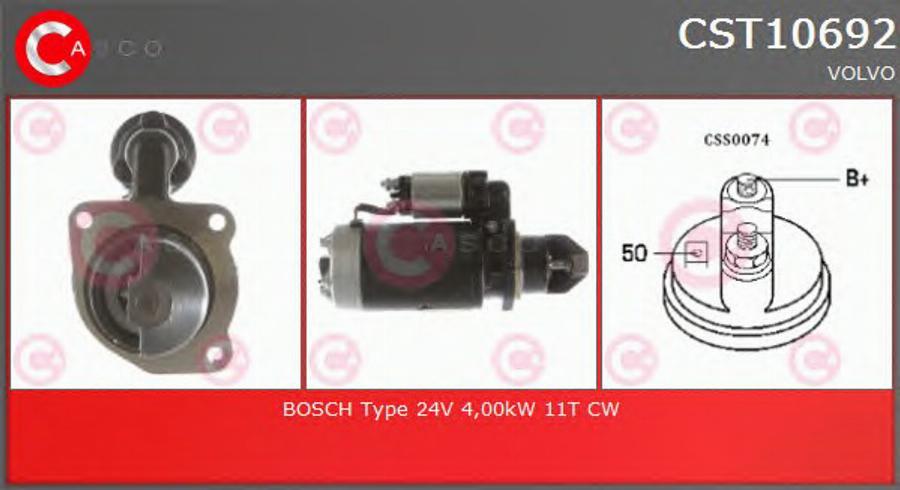 Casco CST10692 - Starter www.autospares.lv