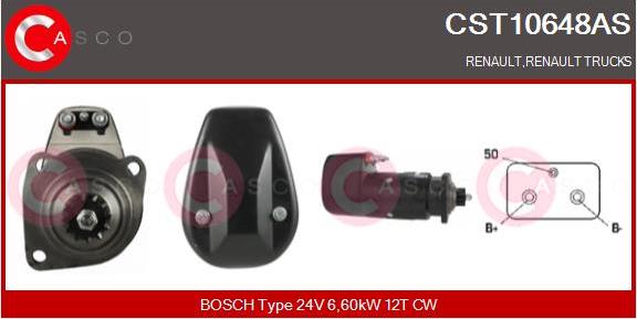 Casco CST10648AS - Стартер www.autospares.lv