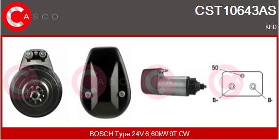 Casco CST10643AS - Starter www.autospares.lv