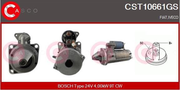 Casco CST10661GS - Starter www.autospares.lv