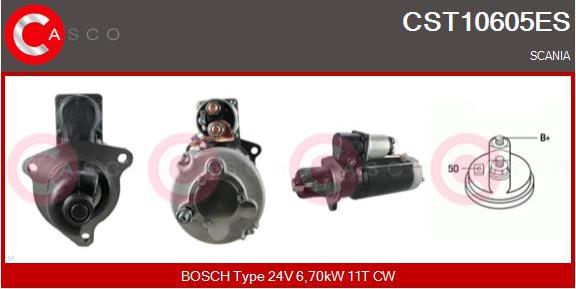 Casco CST10605ES - Starter www.autospares.lv