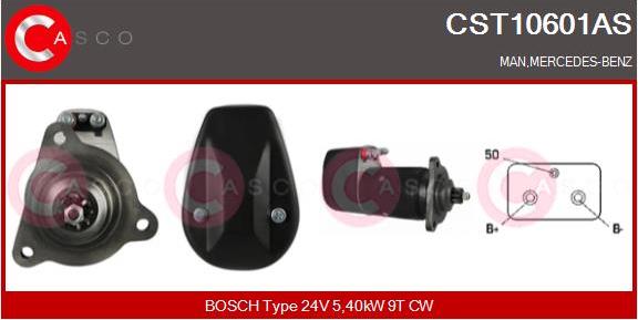 Casco CST10601AS - Стартер www.autospares.lv