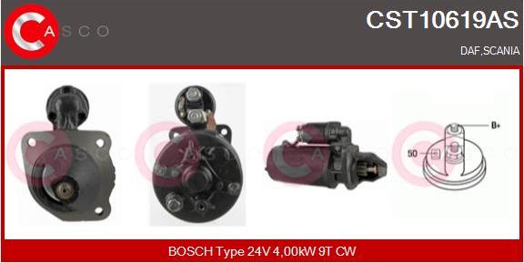 Casco CST10619AS - Starteris autospares.lv