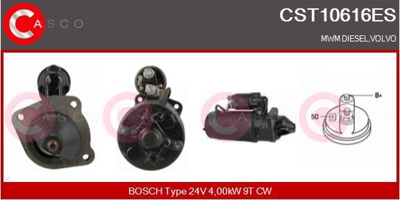 Casco CST10616ES - Starteris autospares.lv