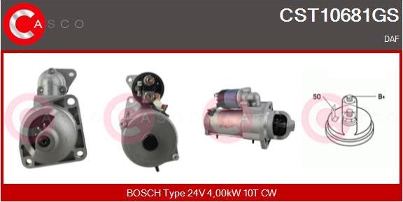 Casco CST10681GS - Starter www.autospares.lv