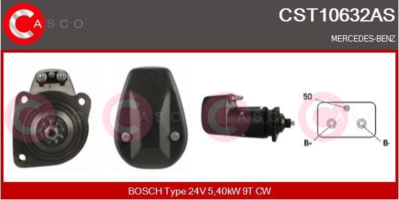 Casco CST10632AS - Starter www.autospares.lv