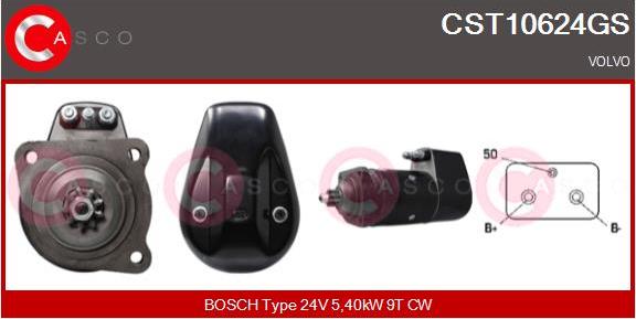 Casco CST10624GS - Starter www.autospares.lv