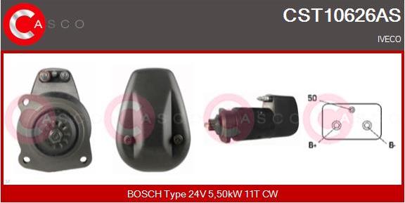 Casco CST10626AS - Starteris www.autospares.lv