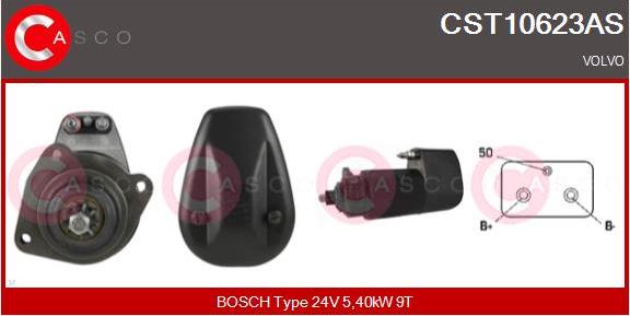 Casco CST10623AS - Starter www.autospares.lv