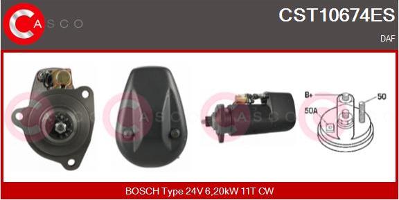 Casco CST10674ES - Starteris www.autospares.lv