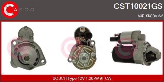 Casco CST10021GS - Starter www.autospares.lv