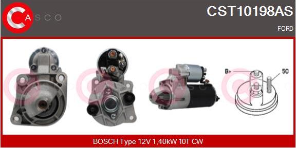 Casco CST10198AS - Starter www.autospares.lv