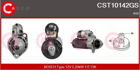 Casco CST10142GS - Стартер www.autospares.lv