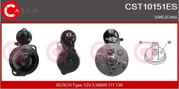 Casco CST10151ES - Starteris www.autospares.lv