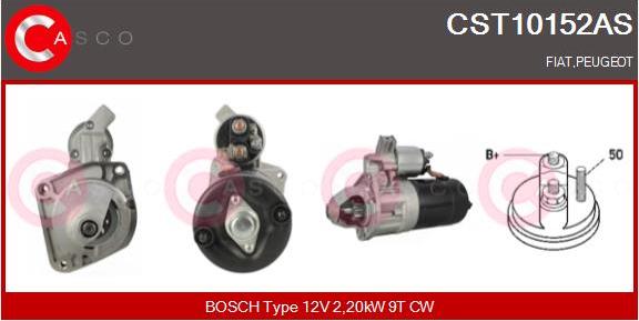 Casco CST10152AS - Starter www.autospares.lv