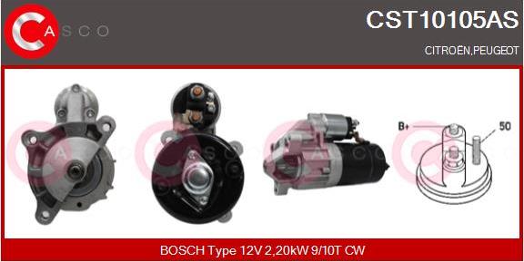 Casco CST10105AS - Starter www.autospares.lv