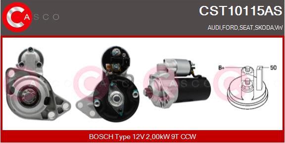 Casco CST10115AS - Starter www.autospares.lv