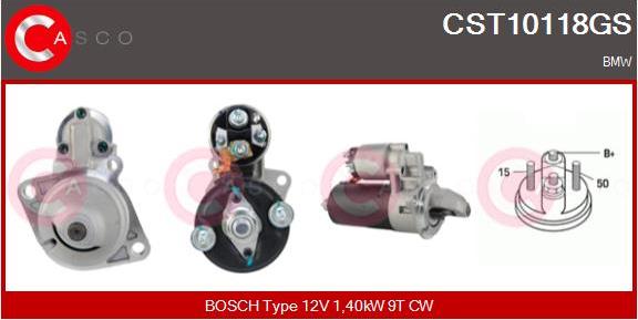 Casco CST10118GS - Starteris www.autospares.lv