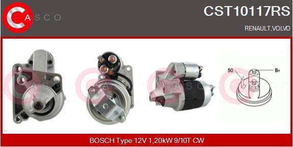 Casco CST10117RS - Starter www.autospares.lv