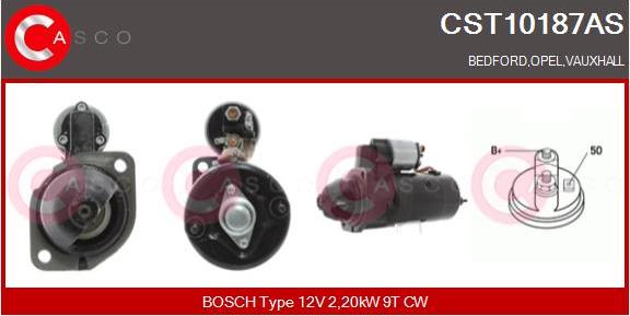 Casco CST10187AS - Стартер www.autospares.lv