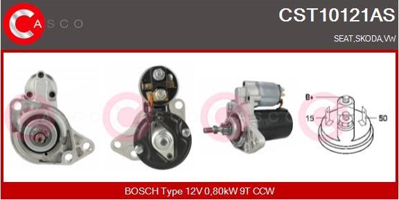 Casco CST10121AS - Starter www.autospares.lv