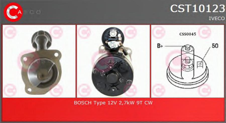 Casco CST10123 - Starter www.autospares.lv