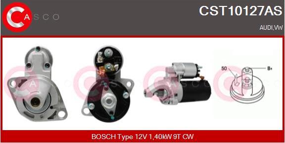 Casco CST10127AS - Стартер www.autospares.lv