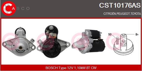 Casco CST10176AS - Starteris autospares.lv