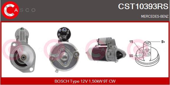 Casco CST10393RS - Стартер www.autospares.lv