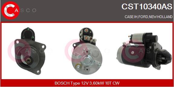 Casco CST10340AS - Starteris www.autospares.lv