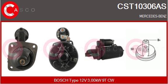 Casco CST10306AS - Стартер www.autospares.lv