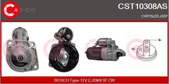 Casco CST10308AS - Starteris autospares.lv