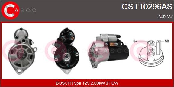 Casco CST10296AS - Starter www.autospares.lv