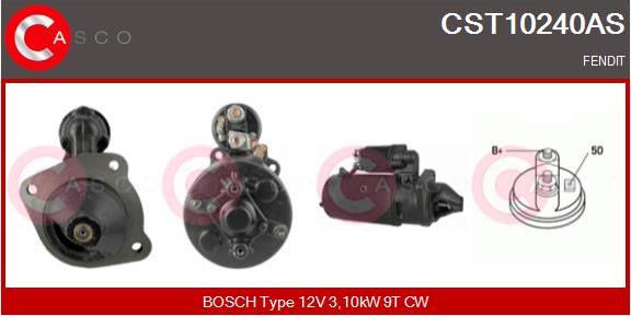 Casco CST10240AS - Starter www.autospares.lv