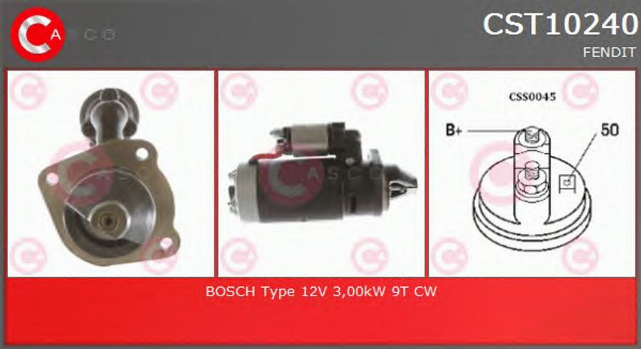 Casco CST10240 - Starter www.autospares.lv