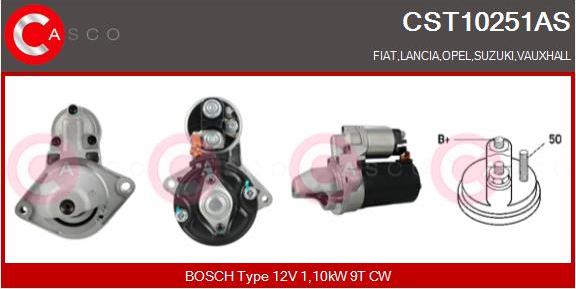 Casco CST10251AS - Starter www.autospares.lv