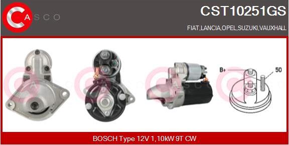 Casco CST10251GS - Starter www.autospares.lv