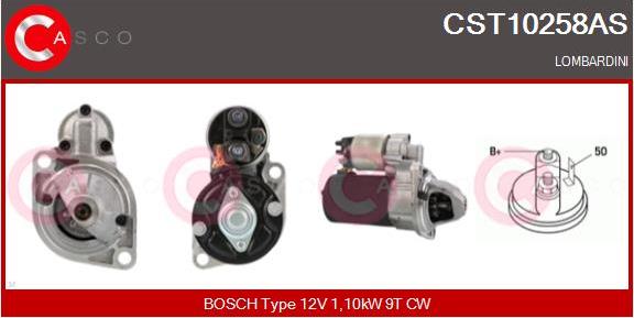 Casco CST10258AS - Стартер www.autospares.lv