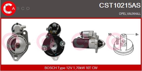 Casco CST10215AS - Starter www.autospares.lv