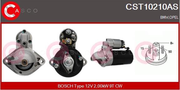 Casco CST10210AS - Starteris autospares.lv