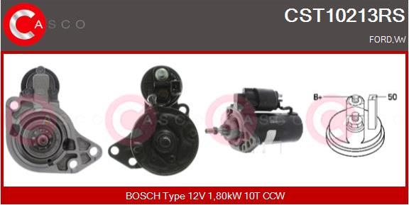 Casco CST10213RS - Starter www.autospares.lv