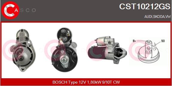 Casco CST10212GS - Starter www.autospares.lv