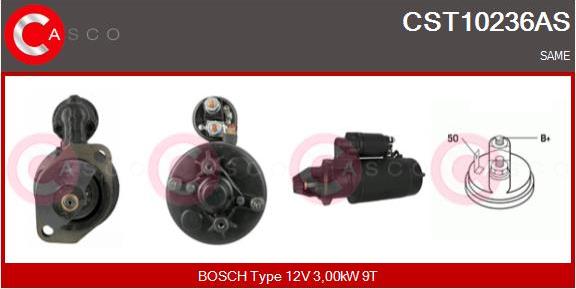 Casco CST10236AS - Starter www.autospares.lv