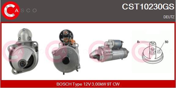 Casco CST10230GS - Starter www.autospares.lv