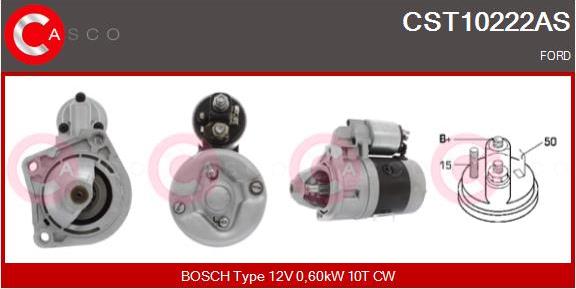 Casco CST10222AS - Starter www.autospares.lv