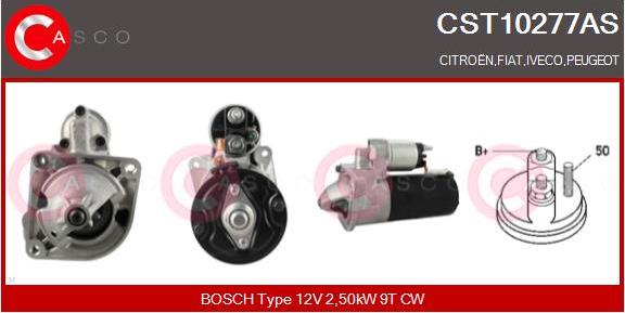 Casco CST10277AS - Стартер www.autospares.lv