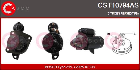 Casco CST10794AS - Starter www.autospares.lv