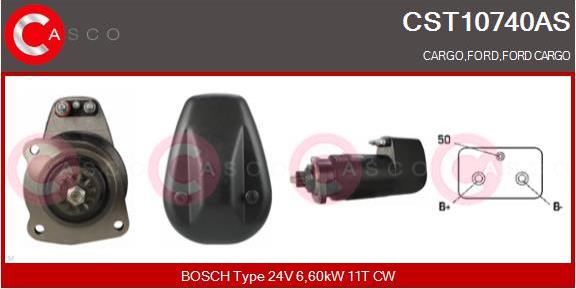 Casco CST10740AS - Starteris www.autospares.lv