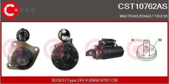 Casco CST10762AS - Стартер www.autospares.lv