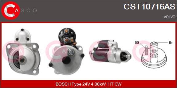 Casco CST10716AS - Starter www.autospares.lv